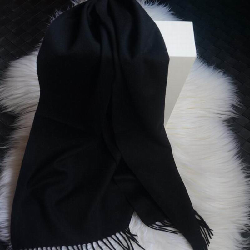 Pure Cashmere Scarves Black Women Fashional Winter Scarf